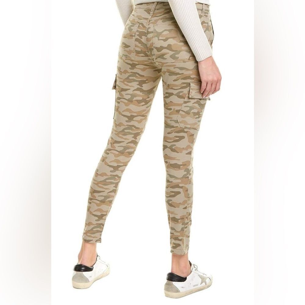 Joe's Jeans - Womens Mid Rise Utility cargo Skinny Jeans - Olive Camo 30 - Picture 2 of 8